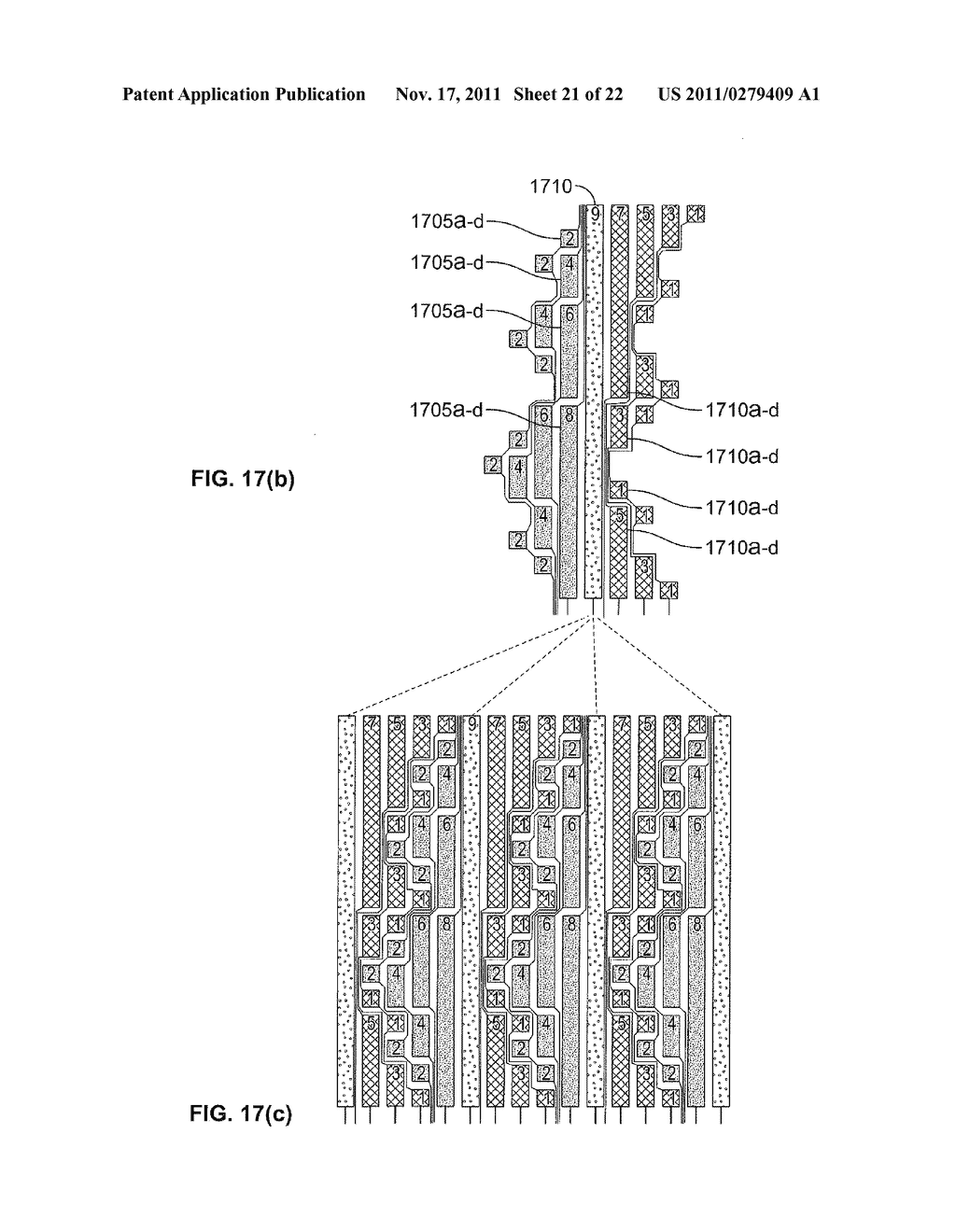 System and Method for Detecting Locations of Touches on a Touch Sensor - diagram, schematic, and image 22