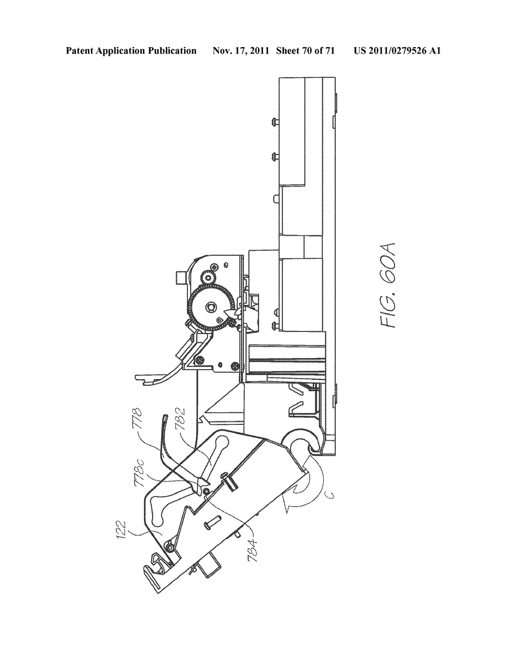 MAINTENANCE APPARATUS HAVING ROTATABLE WIPER FOR PRINTHEAD - diagram, schematic, and image 71