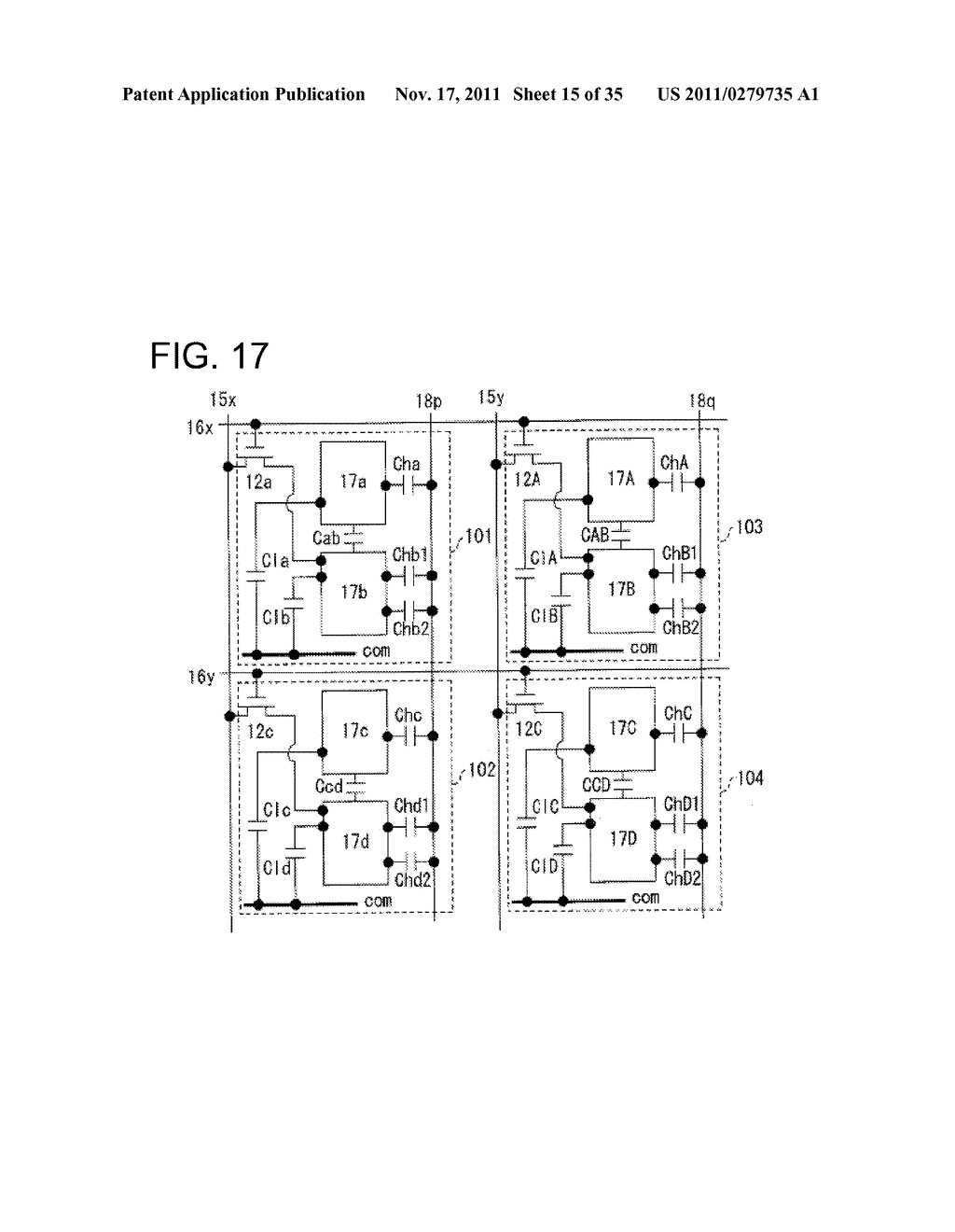 ACTIVE MATRIX SUBSTRATE, LIQUID CRYSTAL PANEL, LIQUID CRYSTAL DISPLAY     DEVICE, LIQUID CRYSTAL DISPLAY UNIT AND TELEVISION RECEIVER - diagram, schematic, and image 16