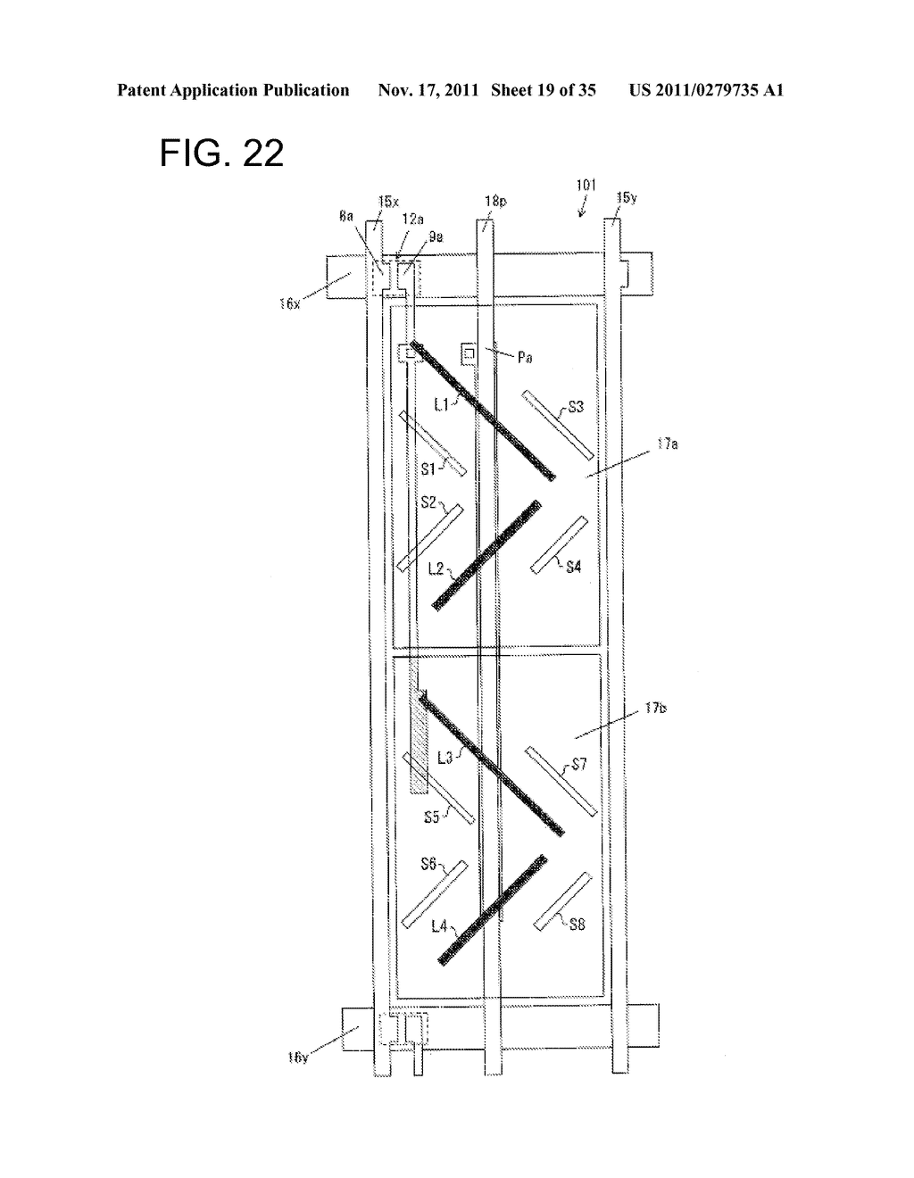 ACTIVE MATRIX SUBSTRATE, LIQUID CRYSTAL PANEL, LIQUID CRYSTAL DISPLAY     DEVICE, LIQUID CRYSTAL DISPLAY UNIT AND TELEVISION RECEIVER - diagram, schematic, and image 20