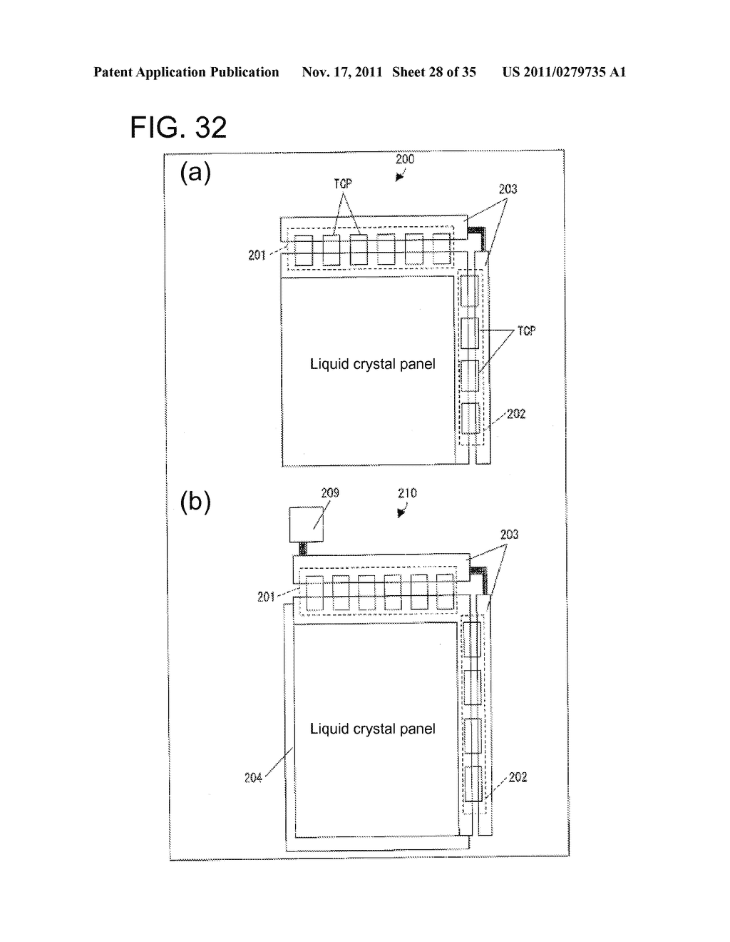 ACTIVE MATRIX SUBSTRATE, LIQUID CRYSTAL PANEL, LIQUID CRYSTAL DISPLAY     DEVICE, LIQUID CRYSTAL DISPLAY UNIT AND TELEVISION RECEIVER - diagram, schematic, and image 29