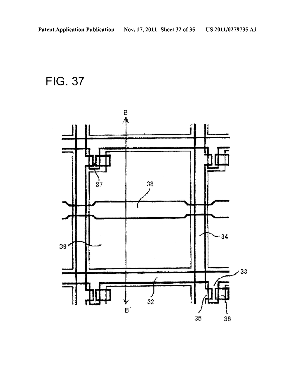 ACTIVE MATRIX SUBSTRATE, LIQUID CRYSTAL PANEL, LIQUID CRYSTAL DISPLAY     DEVICE, LIQUID CRYSTAL DISPLAY UNIT AND TELEVISION RECEIVER - diagram, schematic, and image 33