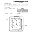 Indicator timepiece having light diffusing effect diagram and image