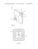 Indicator timepiece having light diffusing effect diagram and image