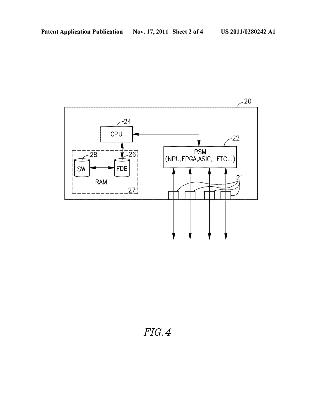 TECHNOLOGY FOR FLUSHING AND RELEARNING MAC ADDRESSES IN TELECOMMUNICATION     NETWORKS - diagram, schematic, and image 03