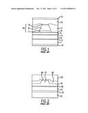 LASER DIODE AND SEMICONDUCTOR LIGHT-EMITTING DEVICE PRODUCING     VISIBLE-WAVELENGTH RADIATION diagram and image