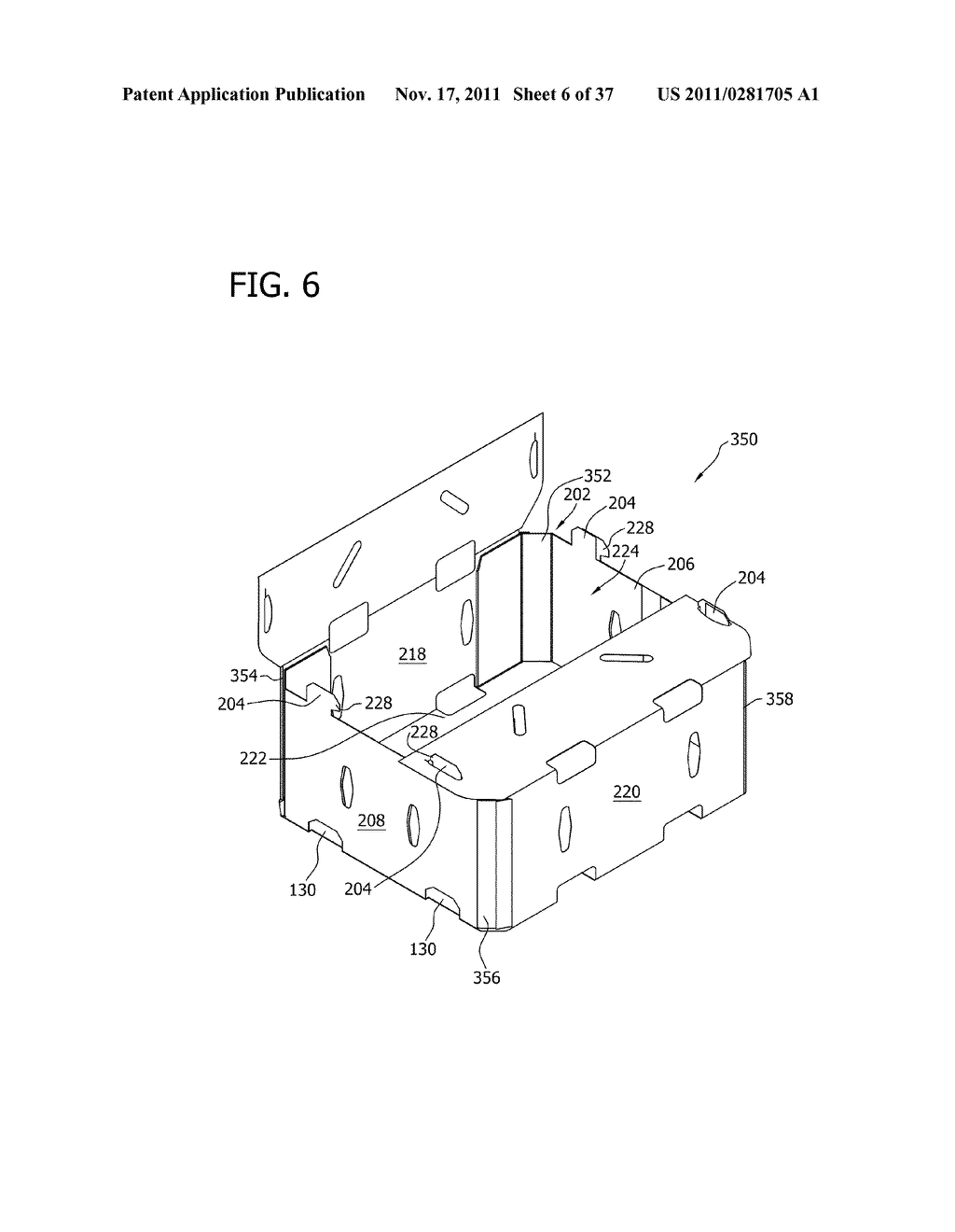 MACHINE AND METHOD FOR FORMING REINFORCED POLYGONAL CONTAINERS FROM BLANKS - diagram, schematic, and image 07