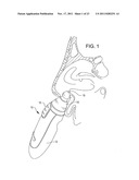 Methods and Systems for Delivery of Acoustic Energy to Tissue Surfaces,     Cavities and Obstructed Passages such as Intranasal Ostia diagram and image