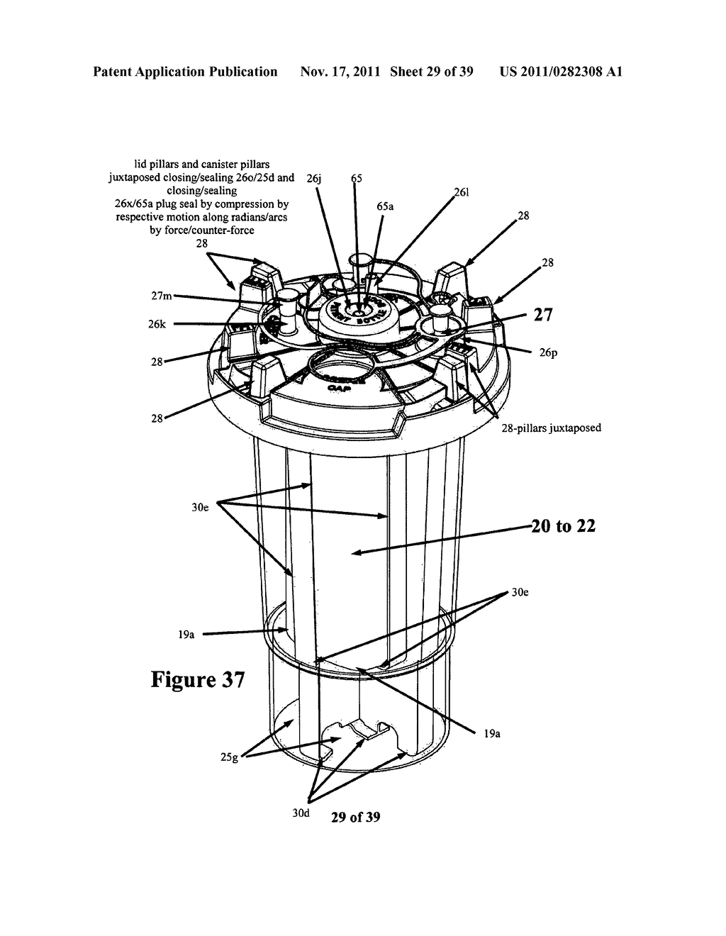 NuChain container conditioning registration and transformation method and     apparatus - diagram, schematic, and image 30