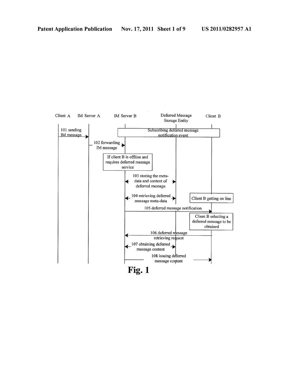 METHOD FOR PROCESSING DEFERRED MESSAGE - diagram, schematic, and image 02