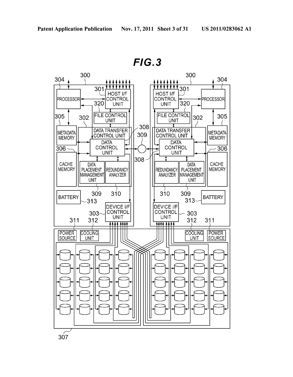 STORAGE APPARATUS AND DATA RETAINING METHOD FOR STORAGE APPARATUS - diagram, schematic, and image 04