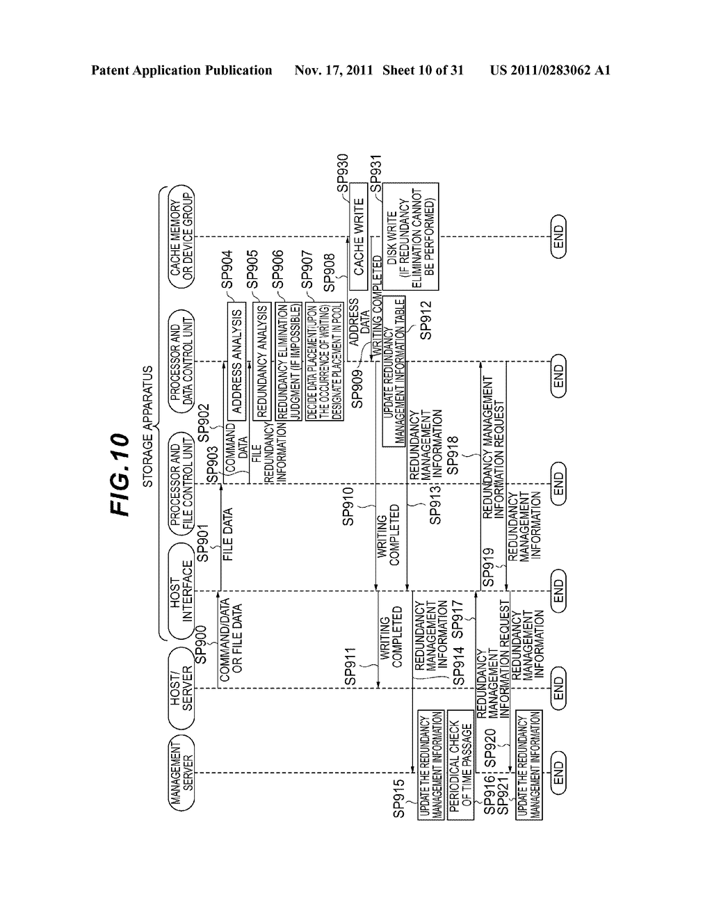 STORAGE APPARATUS AND DATA RETAINING METHOD FOR STORAGE APPARATUS - diagram, schematic, and image 11