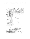 FINISHING FOR A STAIRCASE OR STEP, AND KIT FOR FORMING SUCH FINISHING diagram and image