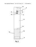 ANALYTICAL TEST STRIP WITH AN ELECTRODE HAVING ELECTROCHEMICALLY ACTIVE     AND INERT AREAS OF A PREDETERMINED SIZE AND DISTRIBUTION diagram and image