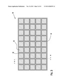 ANALYTICAL TEST STRIP WITH AN ELECTRODE HAVING ELECTROCHEMICALLY ACTIVE     AND INERT AREAS OF A PREDETERMINED SIZE AND DISTRIBUTION diagram and image