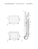 COMBINATION PROTECTIVE CASE AND STAND FOR A TABLET DEVICE AND KEYBOARD diagram and image