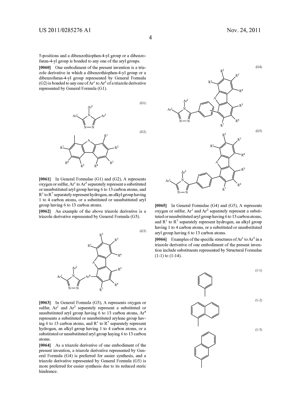 Triazole Derivative, and Light-Emitting Element, Light-Emitting Device,     Electronic Device and Lighting Device Using the Triazole Derivative - diagram, schematic, and image 22