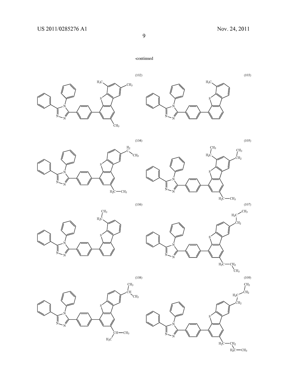 Triazole Derivative, and Light-Emitting Element, Light-Emitting Device,     Electronic Device and Lighting Device Using the Triazole Derivative - diagram, schematic, and image 27