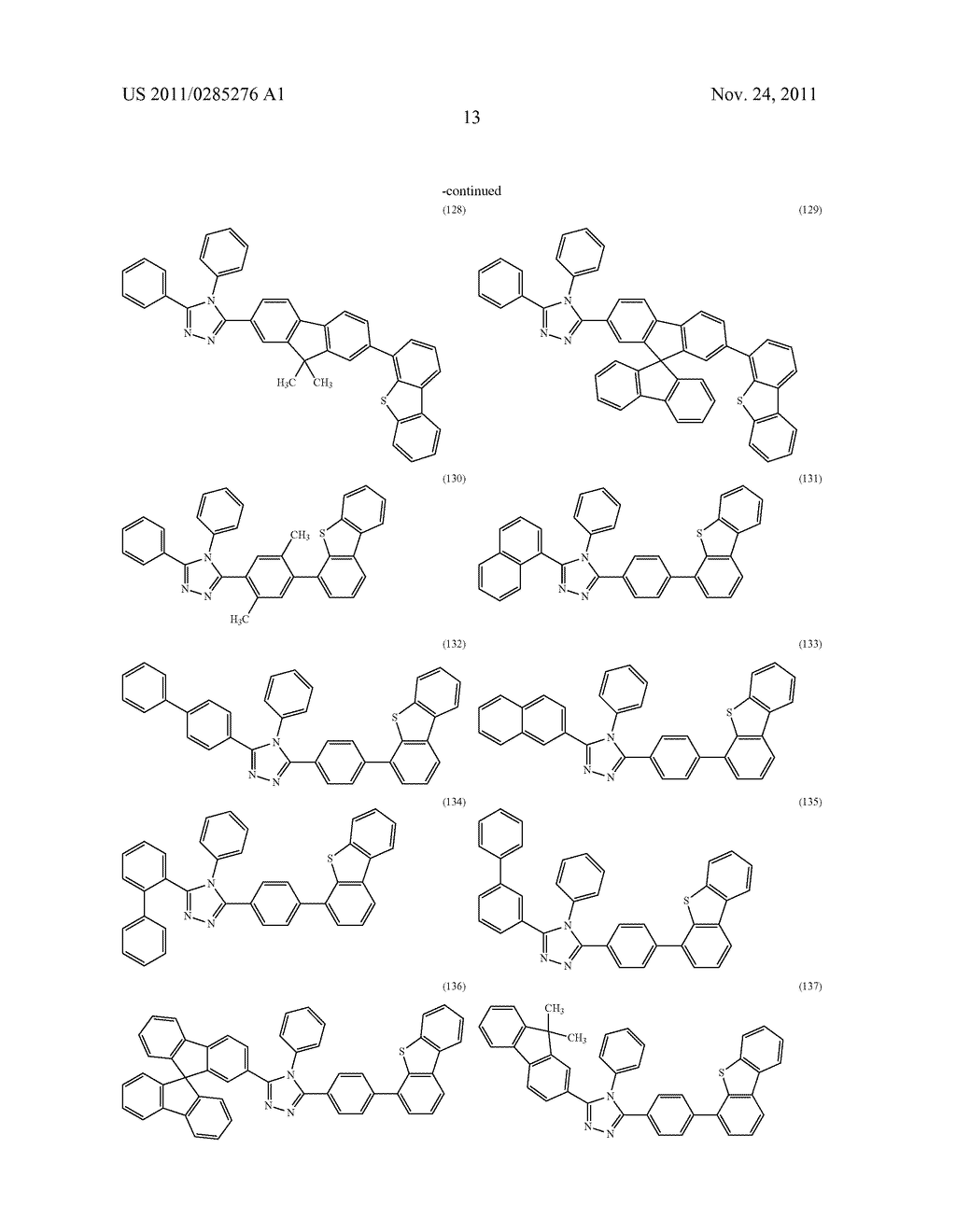 Triazole Derivative, and Light-Emitting Element, Light-Emitting Device,     Electronic Device and Lighting Device Using the Triazole Derivative - diagram, schematic, and image 31