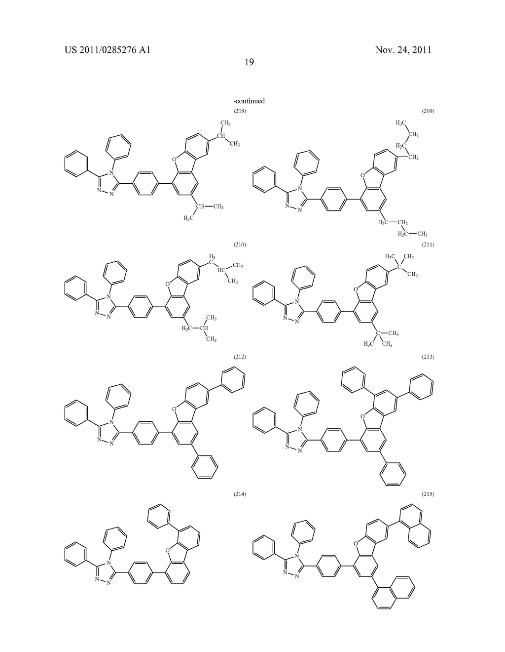 Triazole Derivative, and Light-Emitting Element, Light-Emitting Device,     Electronic Device and Lighting Device Using the Triazole Derivative - diagram, schematic, and image 37