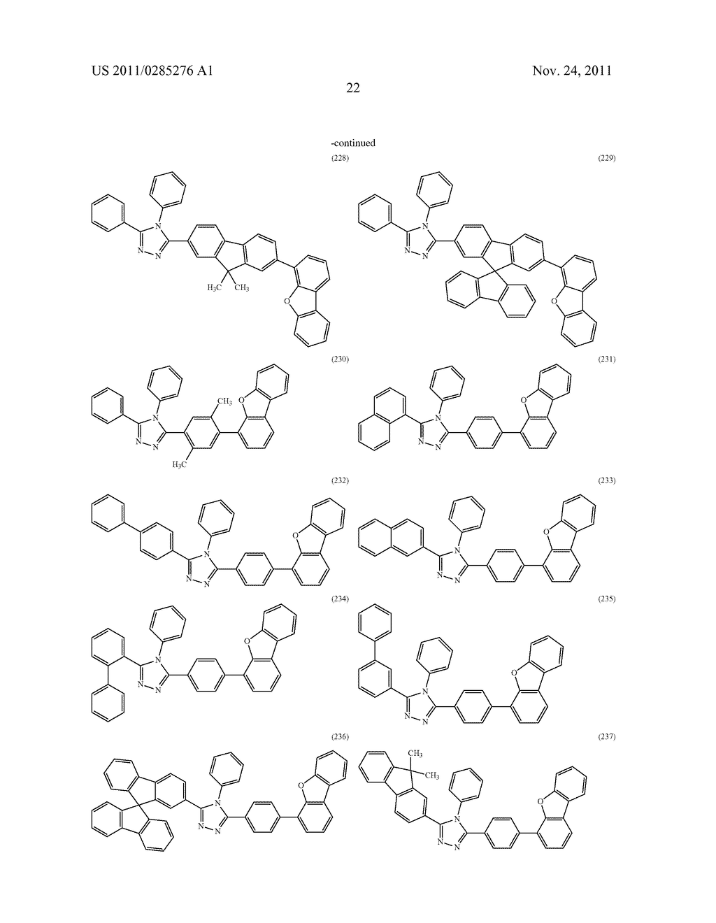 Triazole Derivative, and Light-Emitting Element, Light-Emitting Device,     Electronic Device and Lighting Device Using the Triazole Derivative - diagram, schematic, and image 40