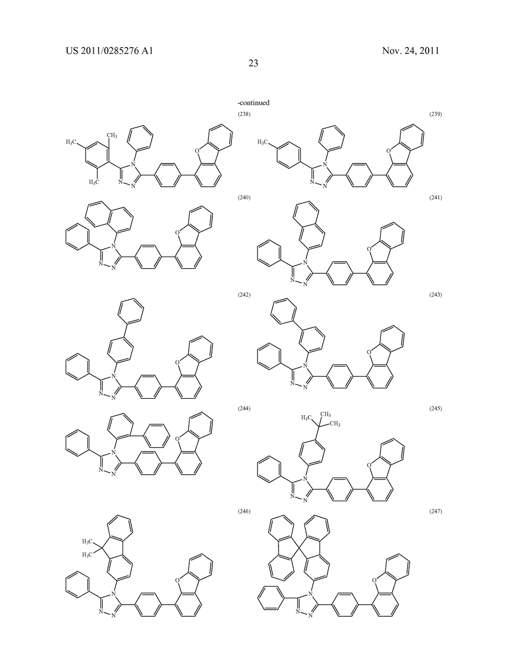 Triazole Derivative, and Light-Emitting Element, Light-Emitting Device,     Electronic Device and Lighting Device Using the Triazole Derivative - diagram, schematic, and image 41