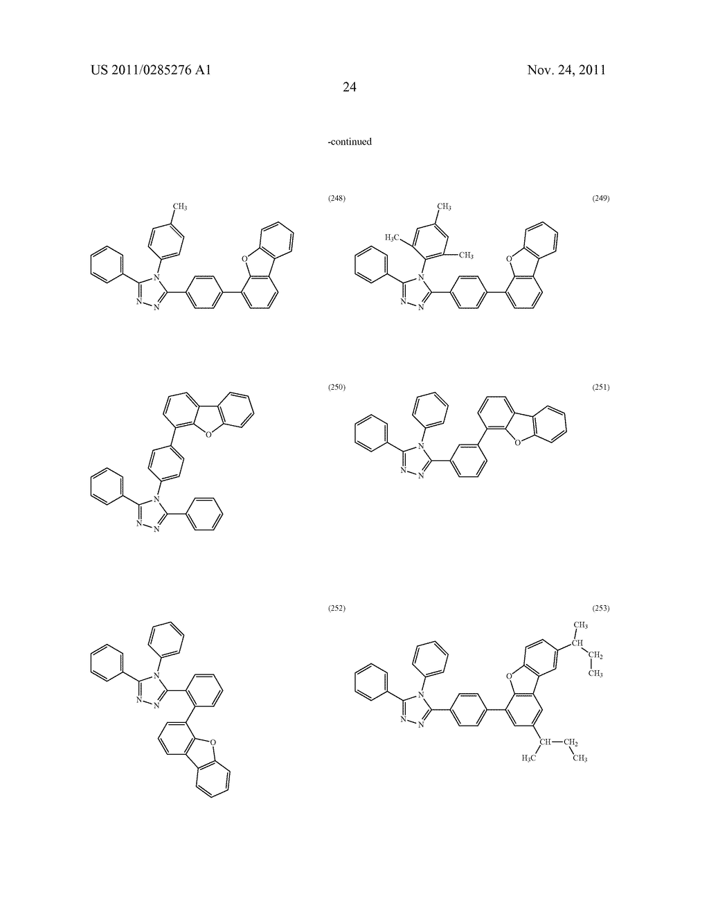 Triazole Derivative, and Light-Emitting Element, Light-Emitting Device,     Electronic Device and Lighting Device Using the Triazole Derivative - diagram, schematic, and image 42