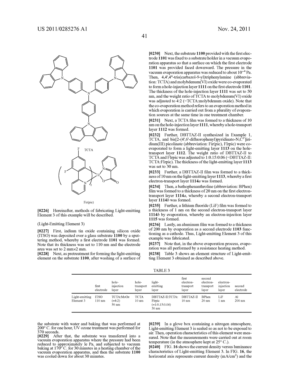 Triazole Derivative, and Light-Emitting Element, Light-Emitting Device,     Electronic Device and Lighting Device Using the Triazole Derivative - diagram, schematic, and image 59