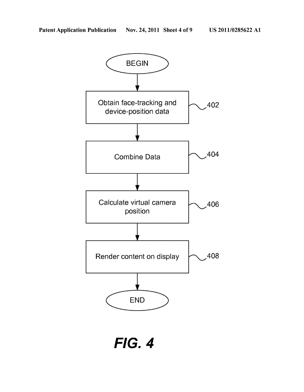 RENDITION OF 3D CONTENT ON A HANDHELD DEVICE - diagram, schematic, and image 05