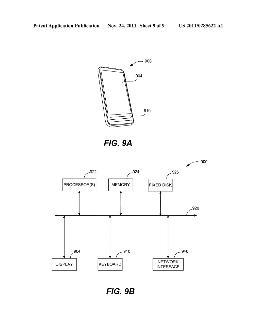 RENDITION OF 3D CONTENT ON A HANDHELD DEVICE - diagram, schematic, and image 10