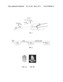 USE OF FINGERPRINT SCANNING SENSOR DATA TO DETECT FINGER ROLL AND PITCH     ANGLES diagram and image