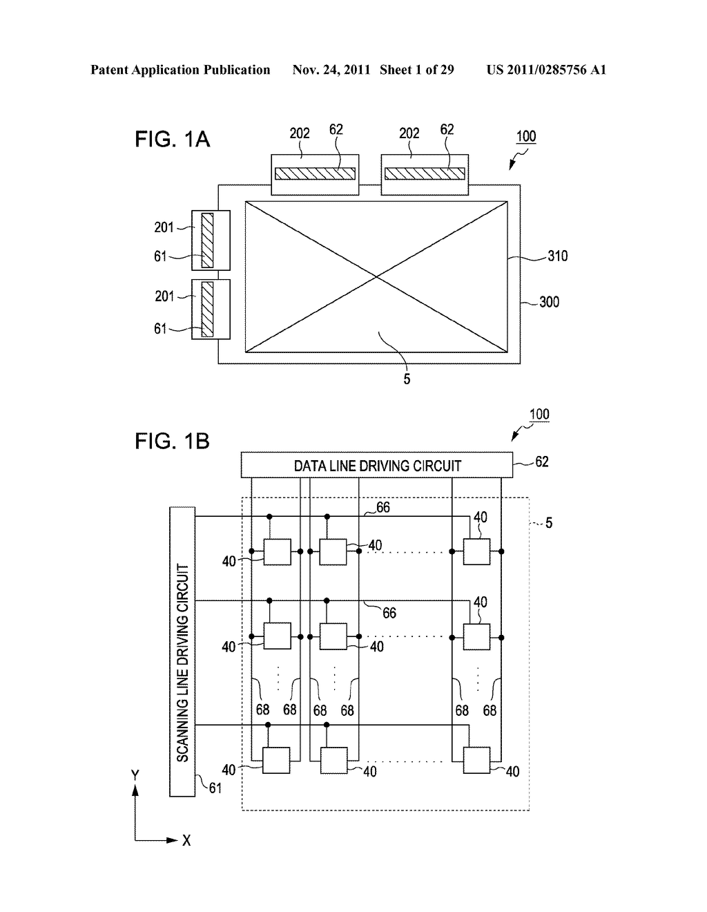 ELECTROPHORETIC DISPLAY DEVICE, DRIVING METHOD THEREFOR, AND ELECTRONIC     APPARATUS - diagram, schematic, and image 02