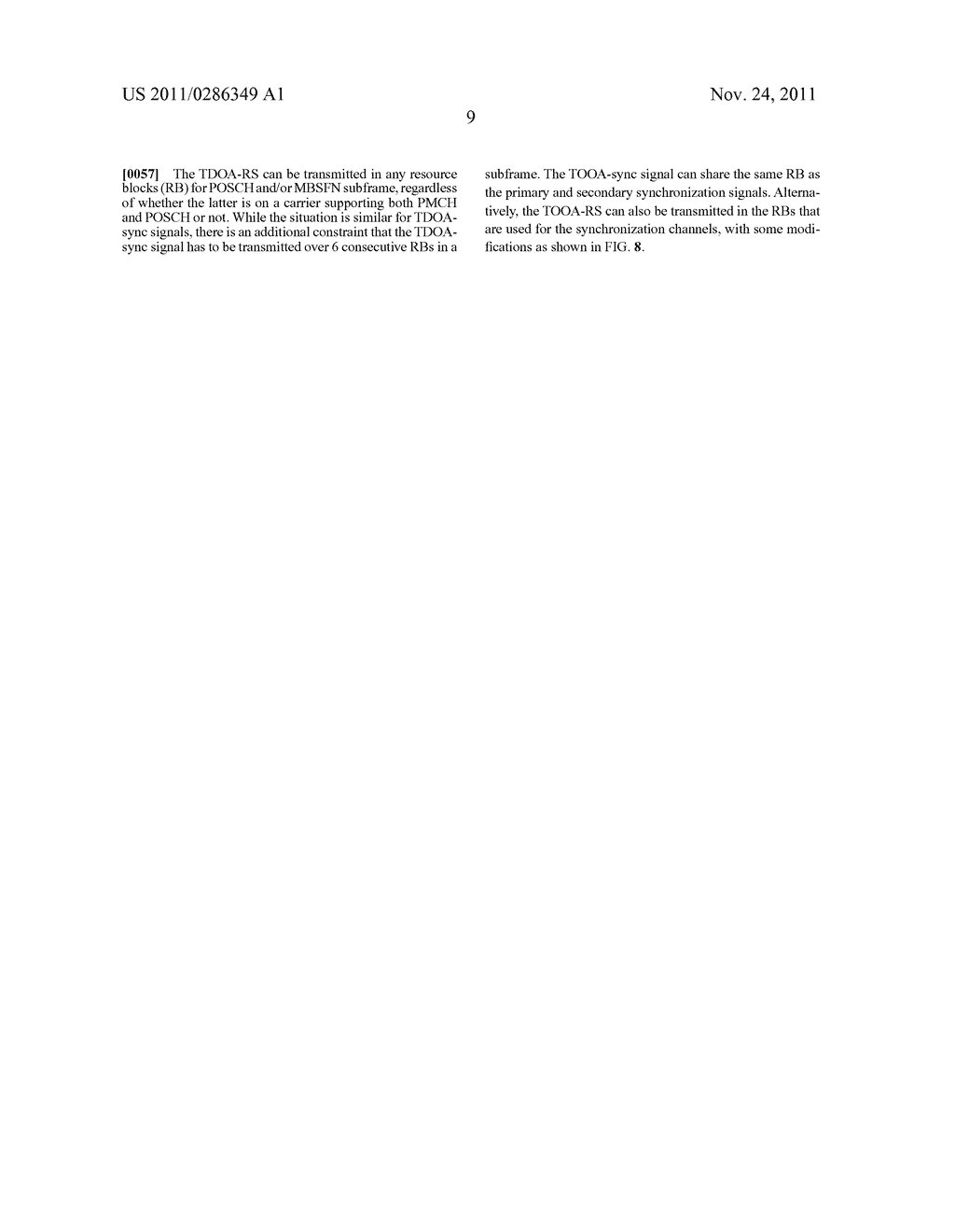 Method and System for User Equipment Location Determination on a Wireless     Transmission System - diagram, schematic, and image 13