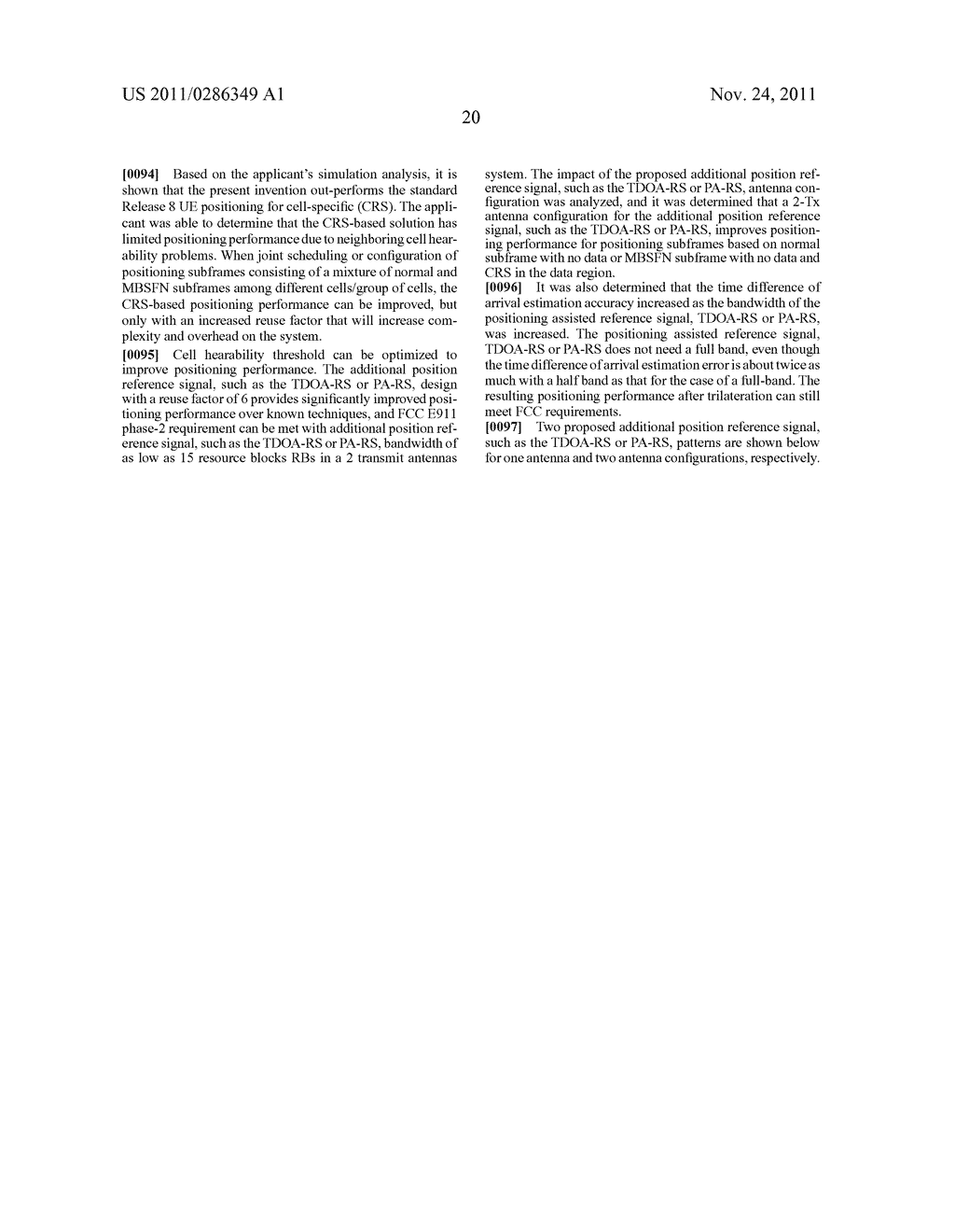 Method and System for User Equipment Location Determination on a Wireless     Transmission System - diagram, schematic, and image 24