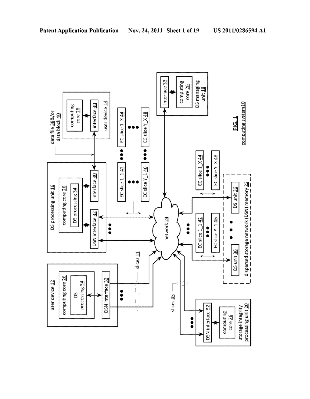 STORAGE OF SENSITIVE DATA IN A DISPERSED STORAGE NETWORK - diagram, schematic, and image 02