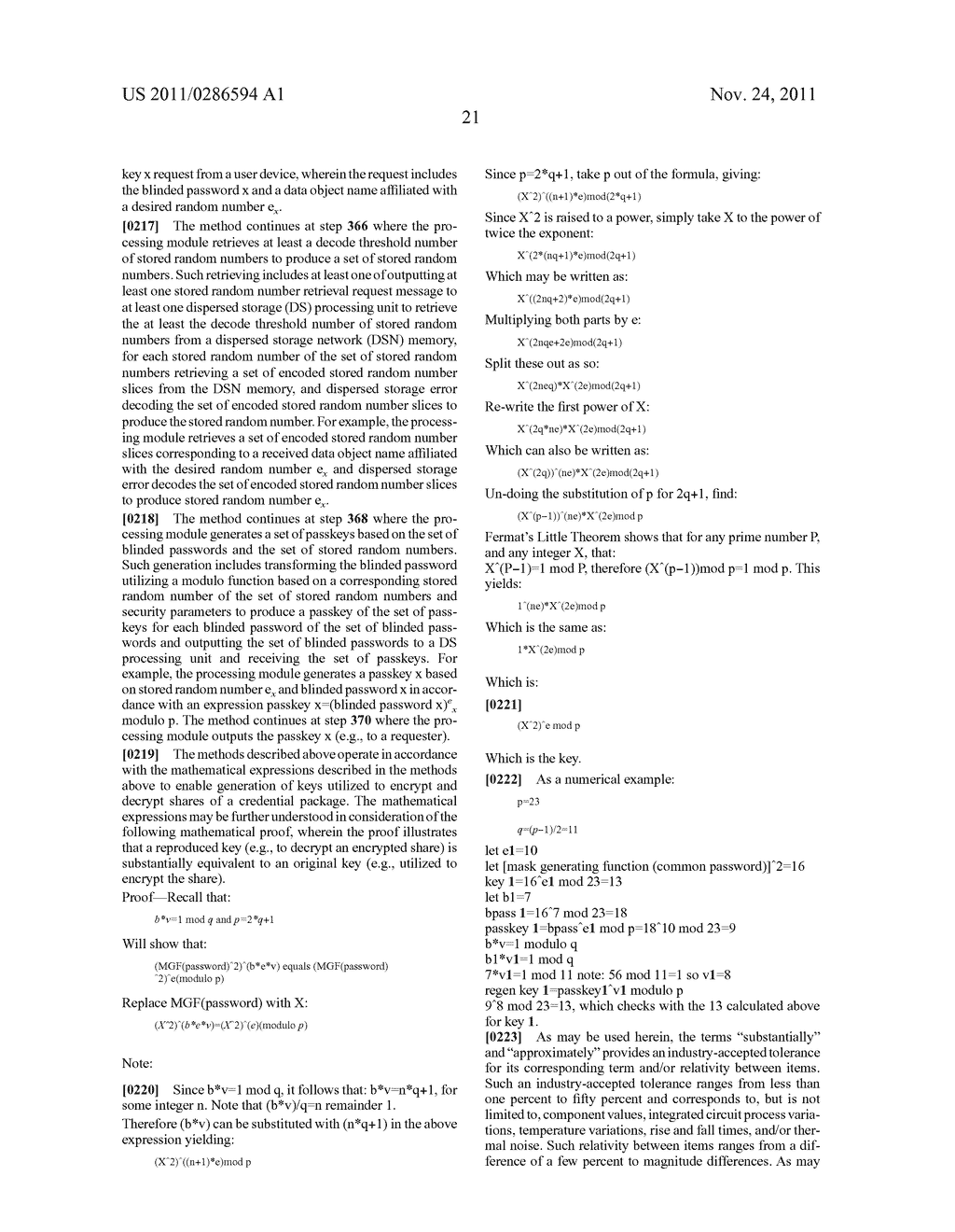 STORAGE OF SENSITIVE DATA IN A DISPERSED STORAGE NETWORK - diagram, schematic, and image 41