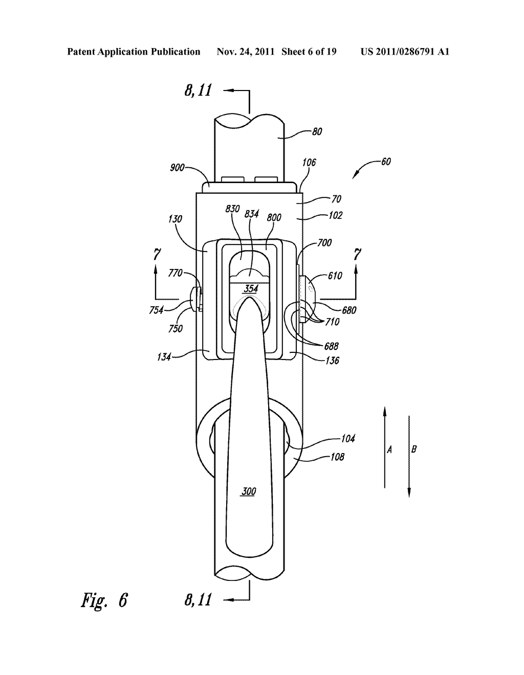 APPARATUS FOR POSITIONING A COMPONENT OF AN EXERCISE DEVICE - diagram, schematic, and image 07