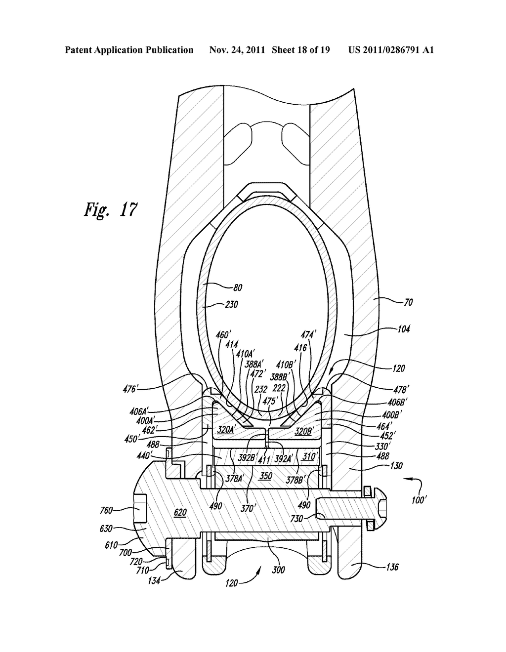 APPARATUS FOR POSITIONING A COMPONENT OF AN EXERCISE DEVICE - diagram, schematic, and image 19