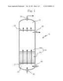 FLUIDIZED BED WATER GAS SHIFT MEMBRANE FOR SIMULTANEOUS CO2 SEPARATION AND     CO2 SEPARATION METHOD USING THE SAME diagram and image