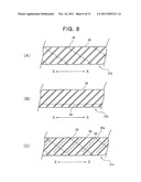PROCESS AND APPARATUS FOR PRODUCING REINFORCING-FIBER STRIP SUBSTRATE     HAVING CIRCULAR-ARC PART, AND LAYERED STRUCTURE, PREFORM, AND     FIBER-REINFORCED RESIN COMPOSITE MATERIAL EACH COMPRISING OR PRODUCED     USING THE SUBSTRATE diagram and image