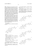 Triterpenoid derivatives, benzenoid derivatives and pharmaceutical     compositions containing the same diagram and image