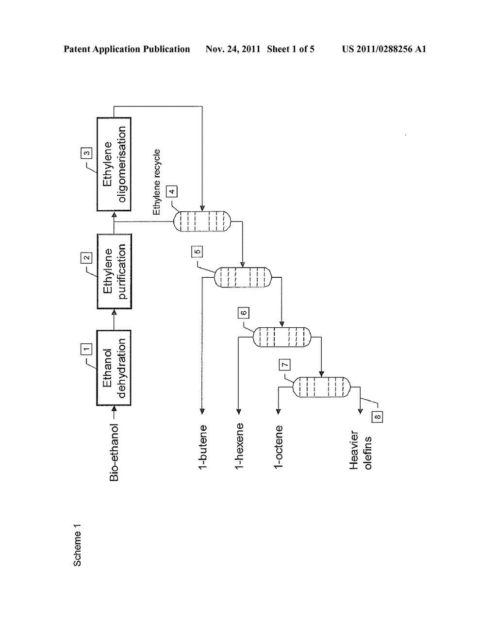 PROCESS TO MAKE ALPHA OLEFINS FROM ETHANOL - diagram, schematic, and image 02