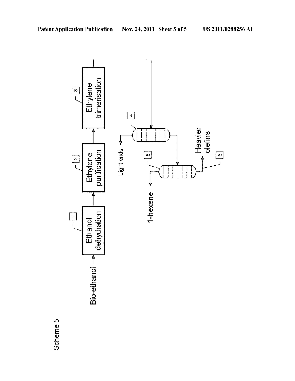 PROCESS TO MAKE ALPHA OLEFINS FROM ETHANOL - diagram, schematic, and image 06