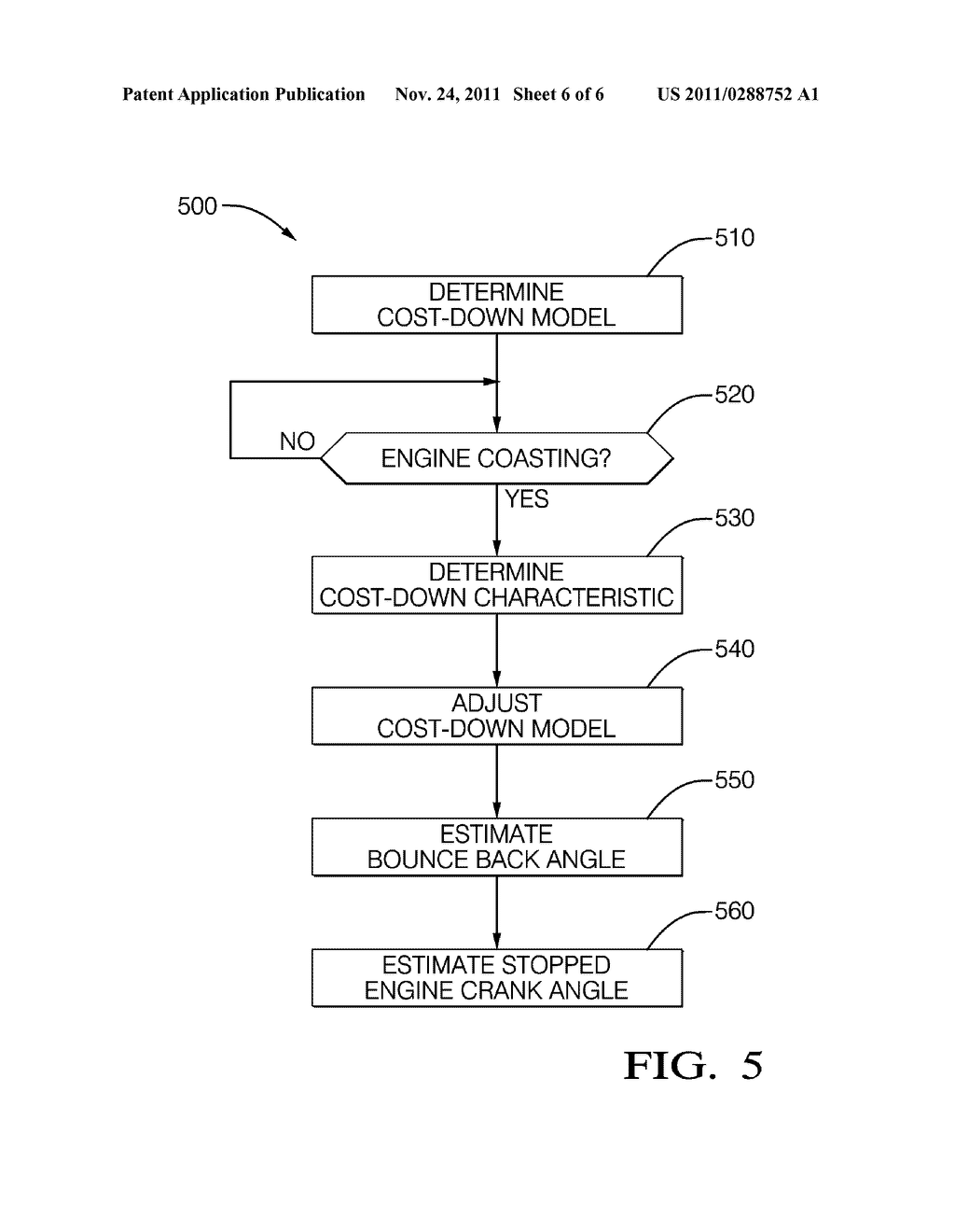 APPARATUS AND METHOD FOR ESTIMATING STOPPED ENGINE CRANK ANGLE - diagram, schematic, and image 07