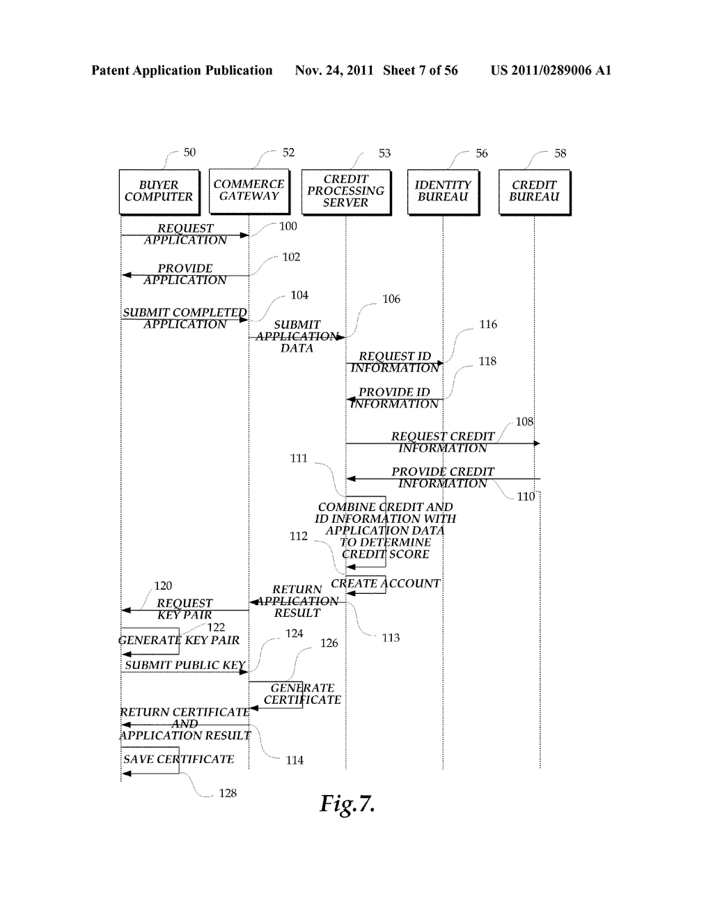 METHOD AND APPARATUS FOR ORDERING GOODS, SERVICES, AND CONTENT OVER AN     INTERNETWORK USING A VIRTUAL PAYMENT ACCOUNT - diagram, schematic, and image 08