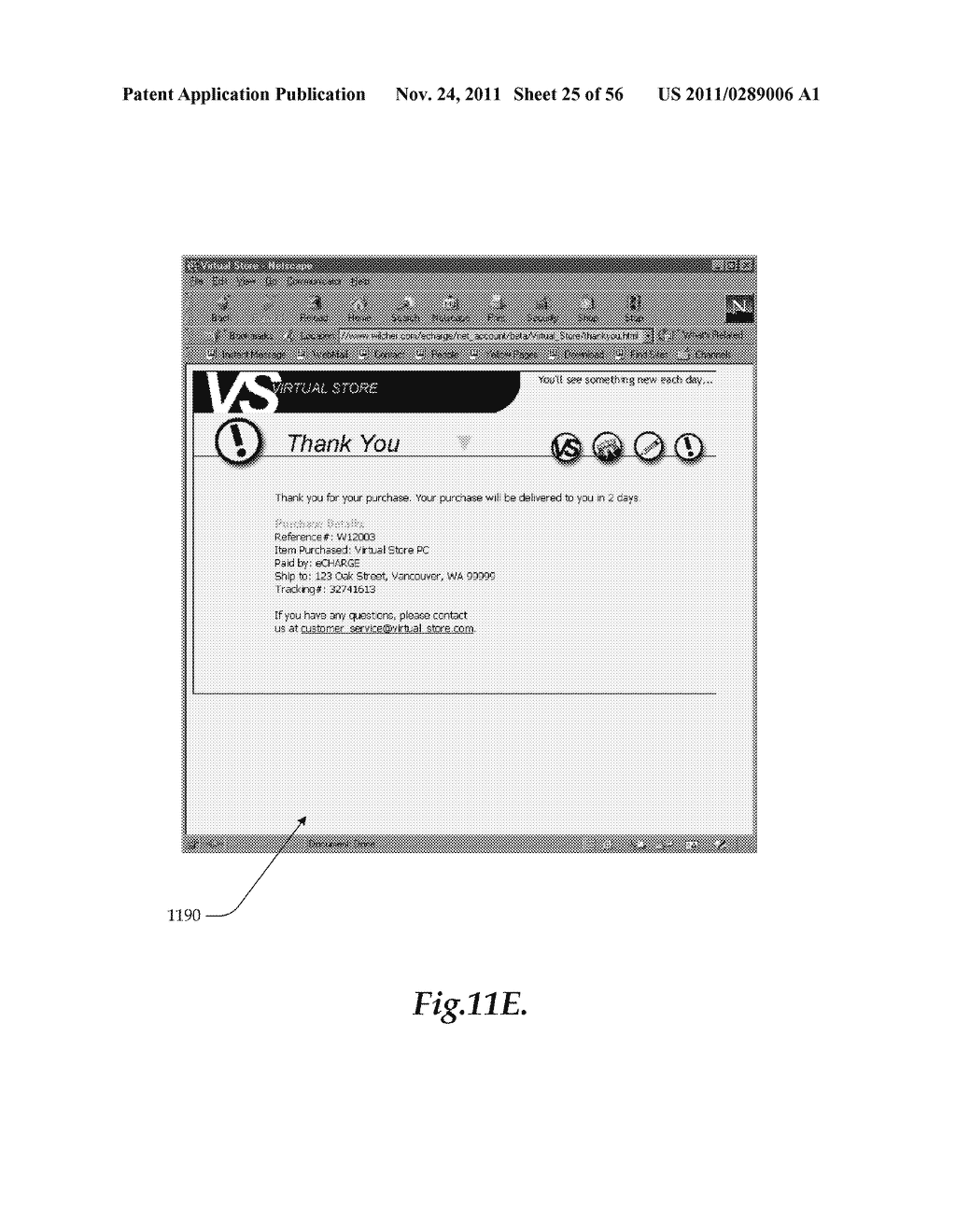 METHOD AND APPARATUS FOR ORDERING GOODS, SERVICES, AND CONTENT OVER AN     INTERNETWORK USING A VIRTUAL PAYMENT ACCOUNT - diagram, schematic, and image 26