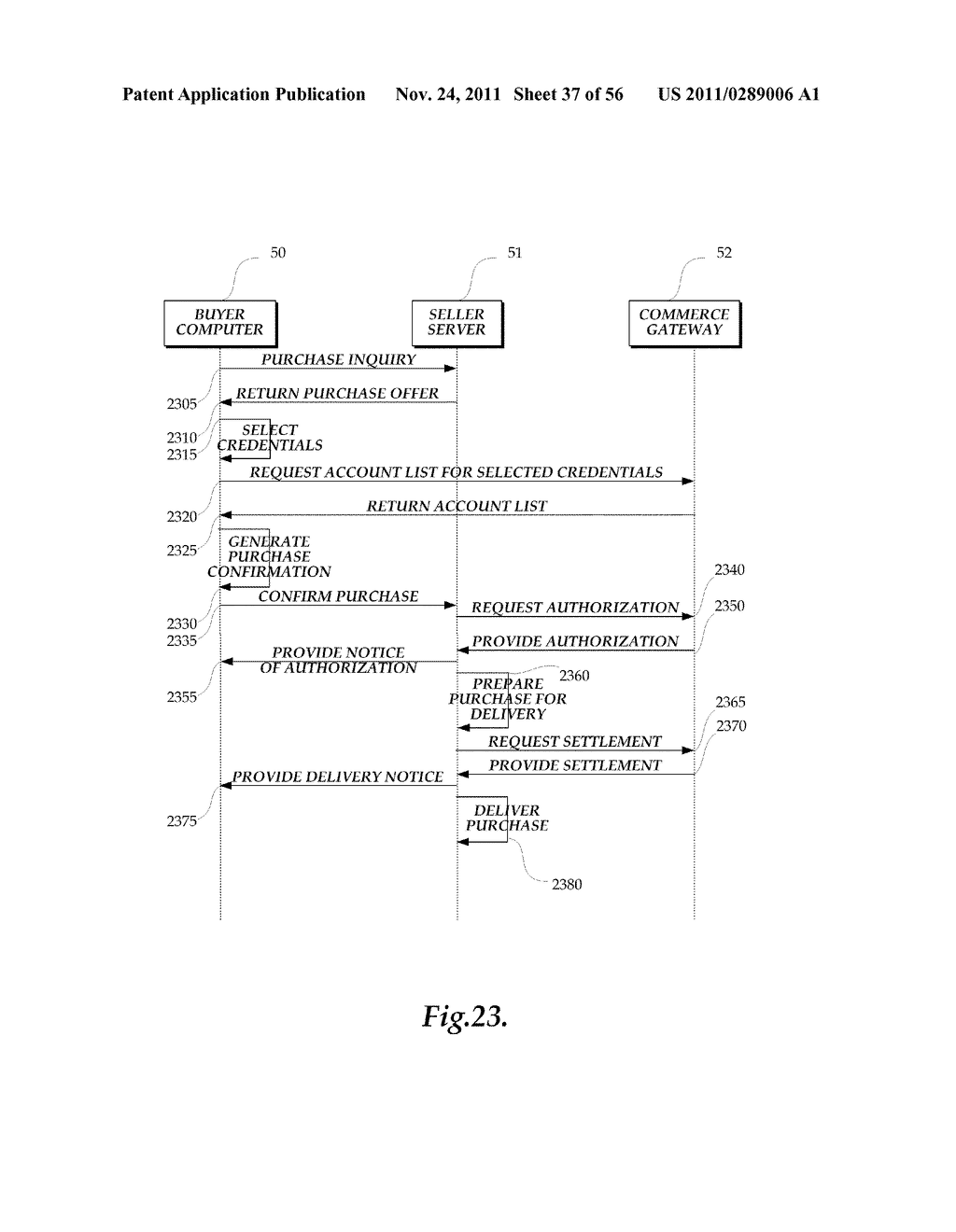 METHOD AND APPARATUS FOR ORDERING GOODS, SERVICES, AND CONTENT OVER AN     INTERNETWORK USING A VIRTUAL PAYMENT ACCOUNT - diagram, schematic, and image 38