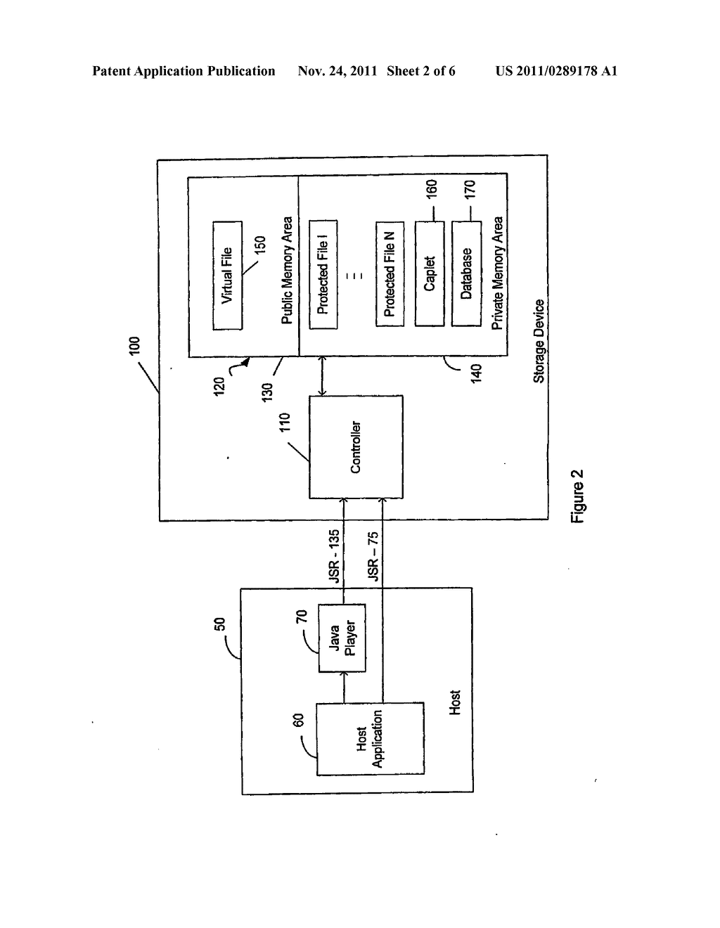 Host Device and Method For Accessing a Virtual File in a Storage Device by     Bypassing a Cache in the Host Device - diagram, schematic, and image 03