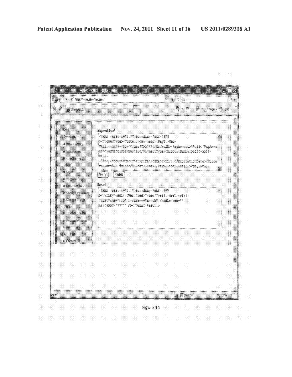 System and Method for Online Digital Signature and Verification - diagram, schematic, and image 12