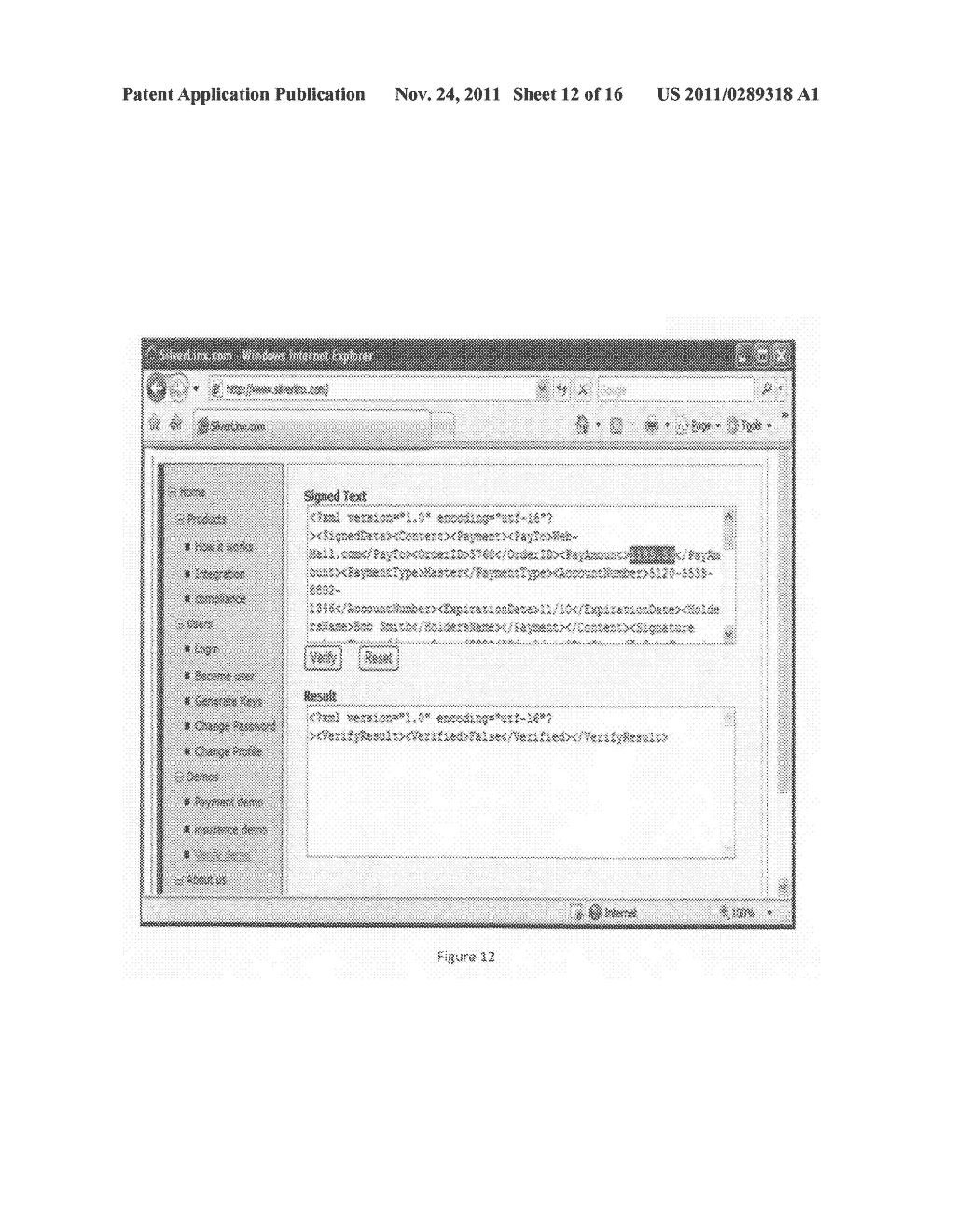 System and Method for Online Digital Signature and Verification - diagram, schematic, and image 13